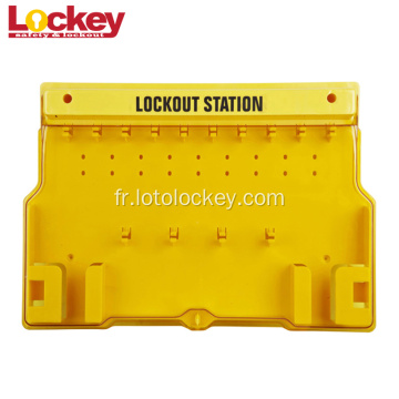 Loto Safety Lockout Station Cover pour 10 à 20 serrures